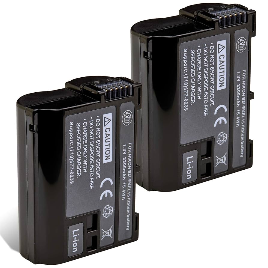 Amazon.com : BM Premium 2 Pack of EN-EL15B Batteries for